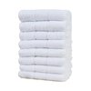 Aston & Arden Turkish SOLID White Washcloths , 8PK WC-TS-1313-1.75-WHT